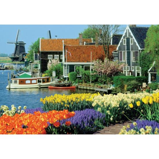 Puzzle Jumbo Tulipanes en Holanda de 1000 Piezas Puzzle Jumbo Tulipanes en Holanda de 1000 Piezas