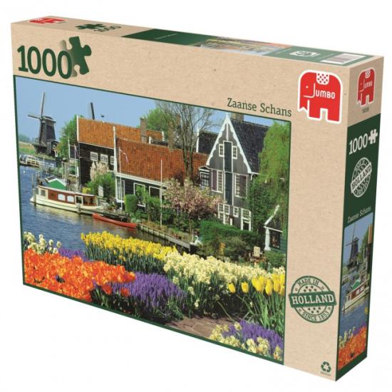 Puzzle Jumbo Tulipanes en Holanda de 1000 Piezas Puzzle Jumbo Tulipanes en Holanda de 1000 Piezas