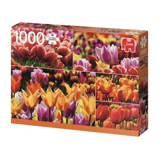 Puzzle Jumbo  Tulipanes Holandeses de 1000 Piezas