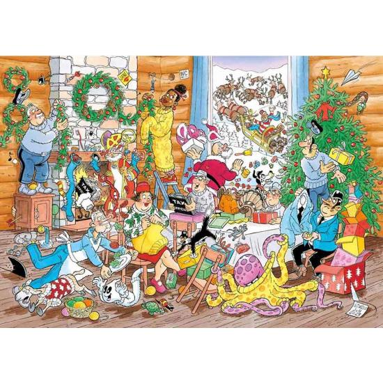 Puzzle Jumbo Una Navidad Lanuda de 500 Piezas