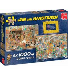 Puzzle Jumbo Viaje al Museo de 2 x 1000 Piezas