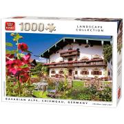 Puzzle King Alpes Bávaros Chiemgau Alemania de 1000 Pzs