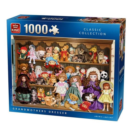 Puzzle King Aparador de Las Abuelas de 1000 Piezas