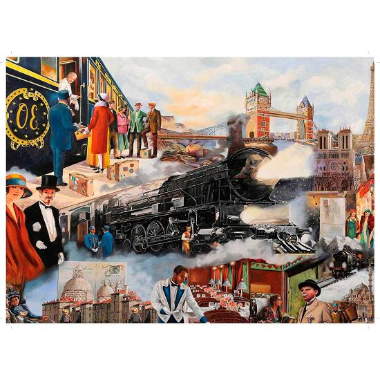 Puzzle King El Orient Express de 1000 Piezas