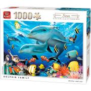 Puzzle King Familia de Delfines de 1000 Piezas