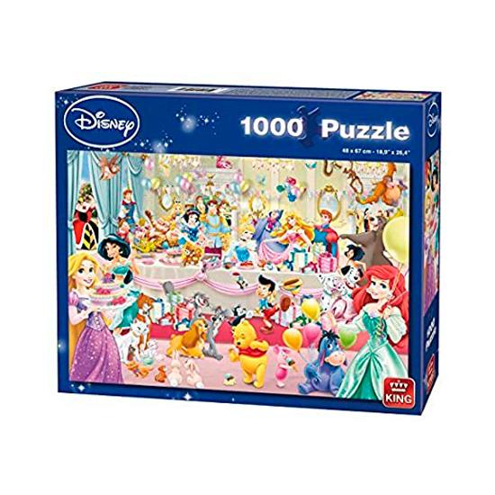 Puzzle King Feliz Cumpleaños Disney de 1000 Piezas