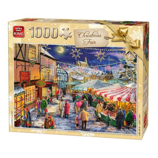 Puzzle King Feria de Navidad de 1000 Piezas