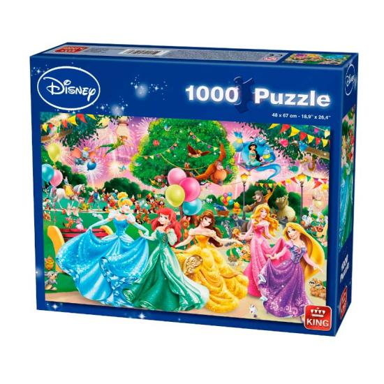Puzzle King Fiesta de Princesas de Disney 1000 Piezas