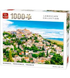 Puzzle King Gordes Provenza de Francia de 1000 Piezas