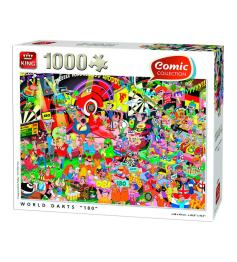 Puzzle King Mundo de los Dardos 180 de 1000 Piezas