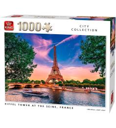 Puzzle King Torre Eiffel en el Sena de 1000 Piezas