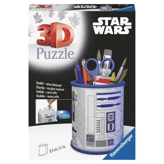 Puzzle Lapicero 3D Ravensburger Star Wars R2D2 de 57 Piezas Puzzle Lapicero 3D Ravensburger Star Wars R2D2 de 57 Piezas