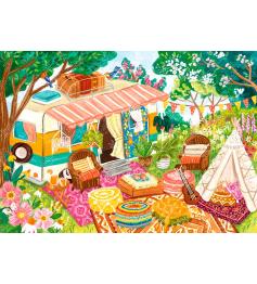 Puzzle Magnolia Boho Camper Vans de 1000 Piezas