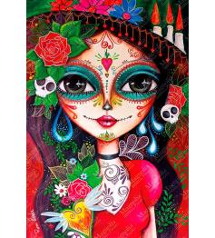 Puzzle Magnolia Catrina de 1000 Piezas