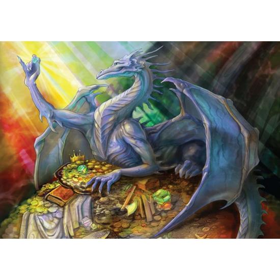 Puzzle Magnolia El Dragón Azul y su Tesoro MINI de 1500 Piezas Puzzle Magnolia El Dragón Azul y su Tesoro MINI de 1500 Piezas
