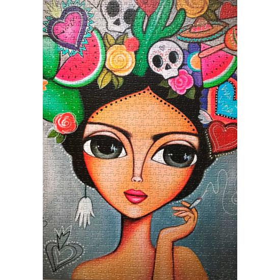 Puzzle Magnolia Frida de 1000 Piezas