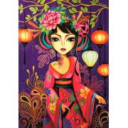 Puzzle Magnolia Geisha de 1000 Piezas