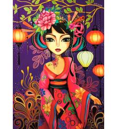 Puzzle Magnolia Geisha de 1000 Piezas