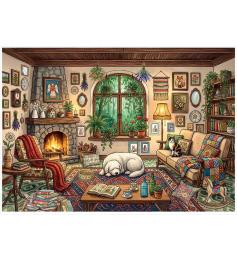 Puzzle Magnolia Habitación Encantadora de 1000 Piezas