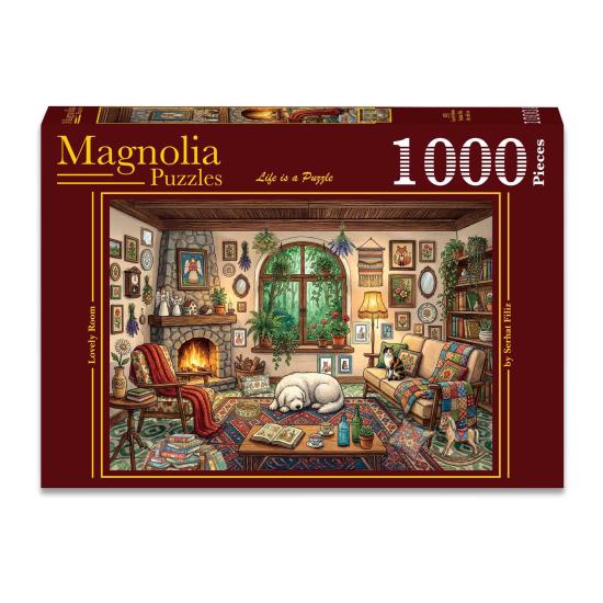 Puzzle Magnolia Habitación Encantadora de 1000 Piezas
