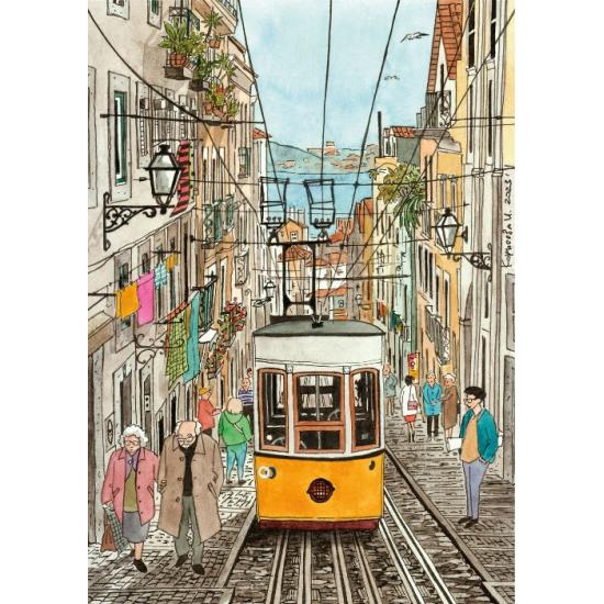 Puzzle Magnolia Lisboa de 1000 Piezas