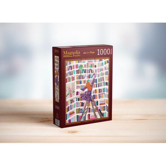 Puzzle Magnolia Los Libros son mis Amigos de 1000 Piezas Puzzle Magnolia Los Libros son mis Amigos de 1000 Piezas