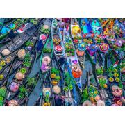 Puzzle Magnolia Mercado Flotante MINI de 1500 Piezas