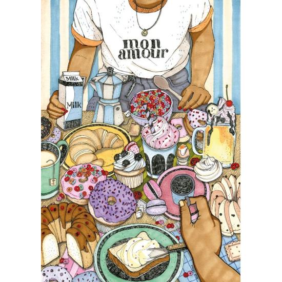 Puzzle Magnolia Mi Amor de 1000 Piezas Puzzle Magnolia Mi Amor de 1000 Piezas