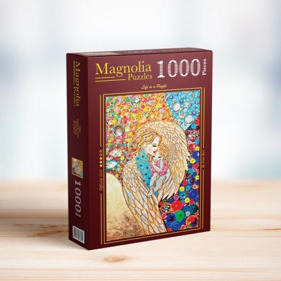 Puzzle Magnolia Ángel Y Niño de 1000 Piezas