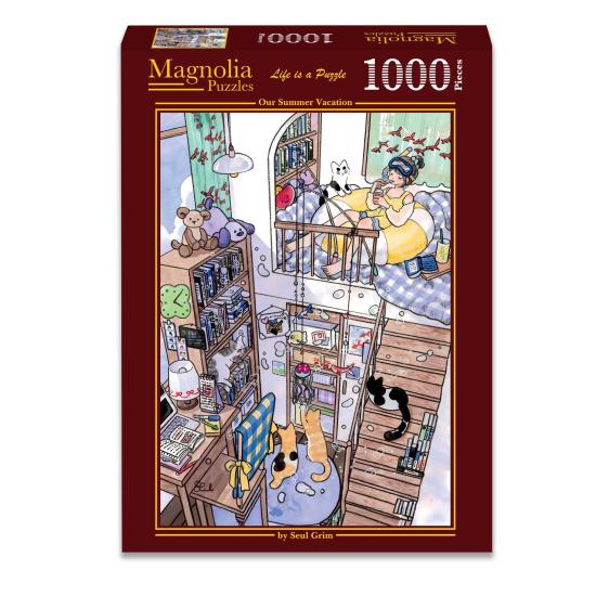 Puzzle Magnolia Nuestras Vacaciones De Verano de 1000 Piezas