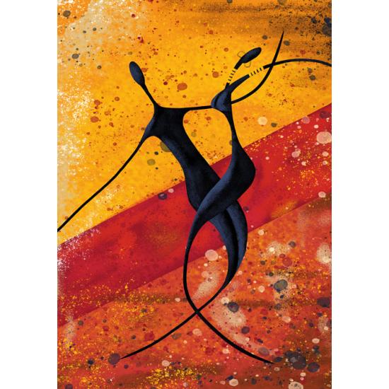 Puzzle Magnolia Pareja Africana de 1000 Piezas