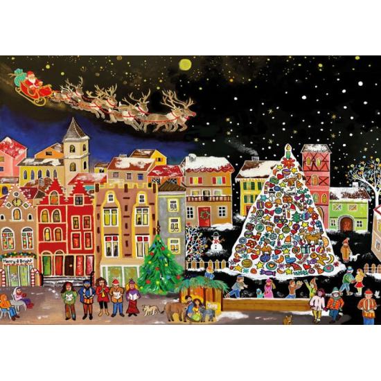 Puzzle Magnolia Tiempo de Navidad de 1000 Piezas