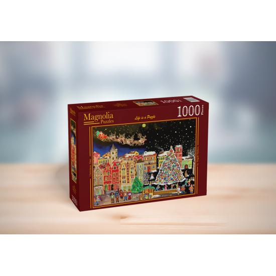 Puzzle Magnolia Tiempo de Navidad de 1000 Piezas