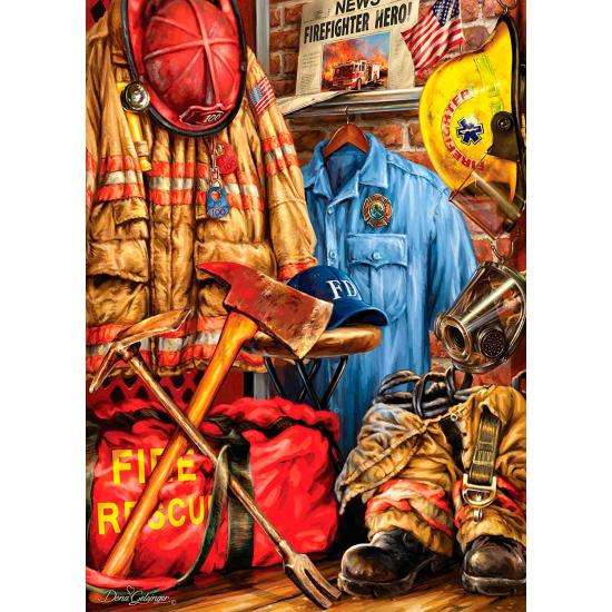 Puzzle MasterPieces Fuego y Rescate (Hometown Heroes) de 1000 P Puzzle MasterPieces Fuego y Rescate (Hometown Heroes) de 1000 P