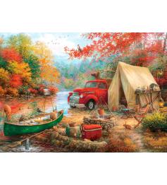 Puzzle MasterPieces Acampada al Aire Libre de 1000 Piezas