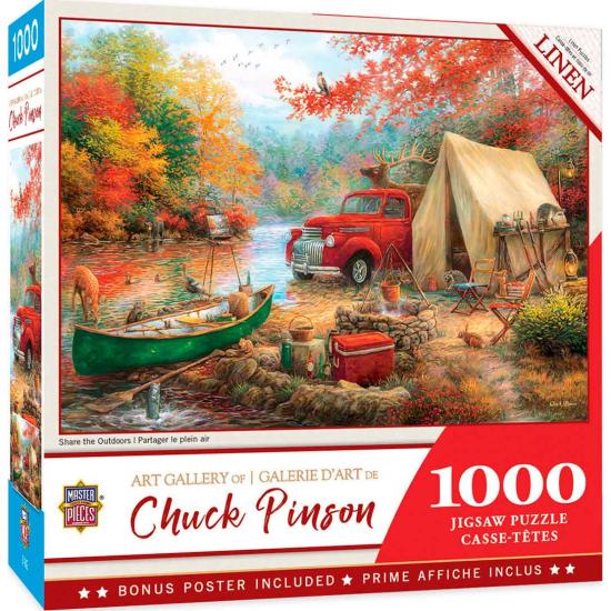 Puzzle MasterPieces Acampada al Aire Libre de 1000 Piezas Puzzle MasterPieces Acampada al Aire Libre de 1000 Piezas