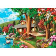 Puzzle MasterPieces Alrededor del Lago de 1000 Piezas