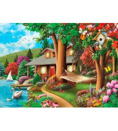 Puzzle MasterPieces Alrededor del Lago de 1000 Piezas