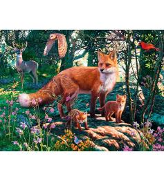 Puzzle MasterPieces Animales del Bosque de 550 Piezas