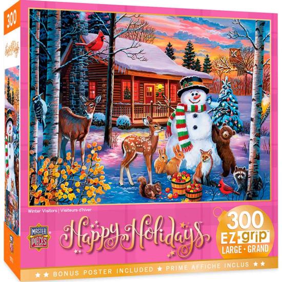 Puzzle MasterPieces Animales en Navidad XXL de 300 Piezas Puzzle MasterPieces Animales en Navidad XXL de 300 Piezas
