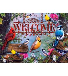 Puzzle MasterPieces Bienvenida con Pájaros de 1000 Piezas