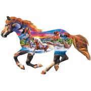 Puzzle MasterPieces Caballo Corredor de 1000 Piezas