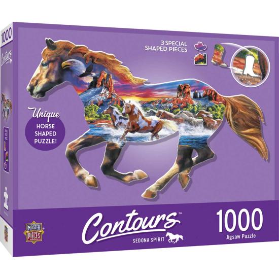 Puzzle MasterPieces Caballo Corredor de 1000 Piezas