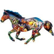 Puzzle MasterPieces Caballo Salvaje de 1000 Piezas