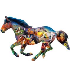 Puzzle MasterPieces Caballo Salvaje de 1000 Piezas
