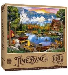 Puzzle MasterPieces Canoas al Atardecer de 1000 Piezas