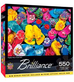 Puzzle MasterPieces Chanclas de Colores de 550 Piezas