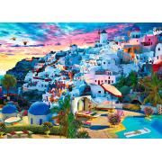 Puzzle MasterPieces Cielo de Santorini de 1000 Piezas