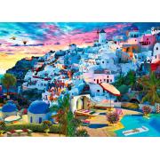 Puzzle MasterPieces Cielo de Santorini de 1000 Piezas