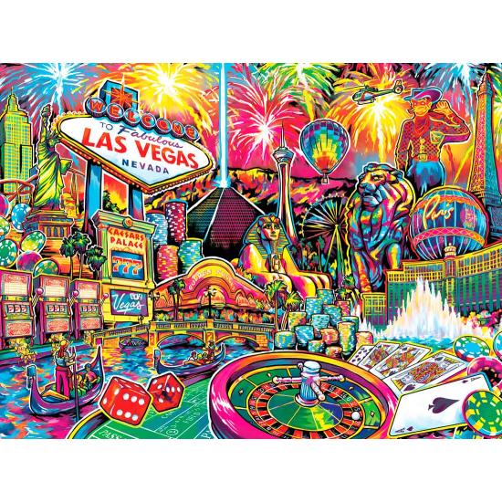 Puzzle MasterPieces Collage de Las Vegas de 550 Piezas
